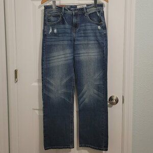 TK Axel Brand Stretch Classic Straight Denim Jeans Distressed Youth Size 20 NWT
